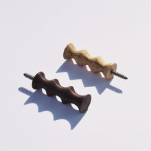 Load image into Gallery viewer, Mithuna Wall Hook in Spalted Tamarind (Curved)
