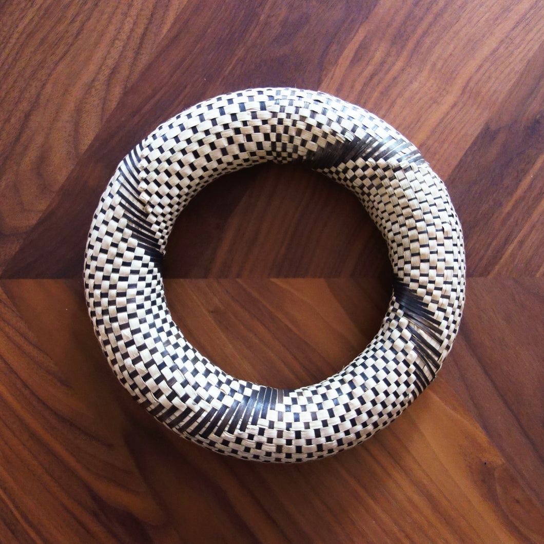 Large Woven Pot Stand from Rwanda